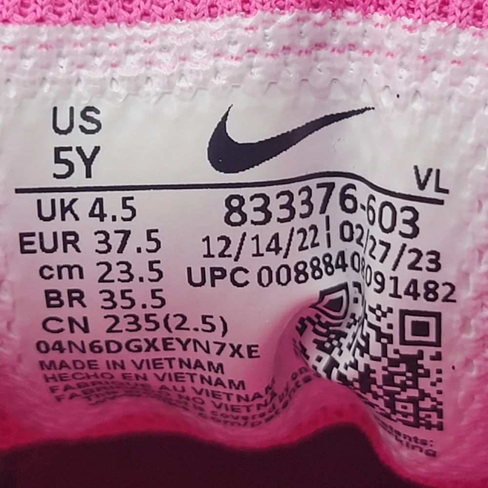 Nike Kids Vibrant‎ Pink Air Max Sneakers #1555